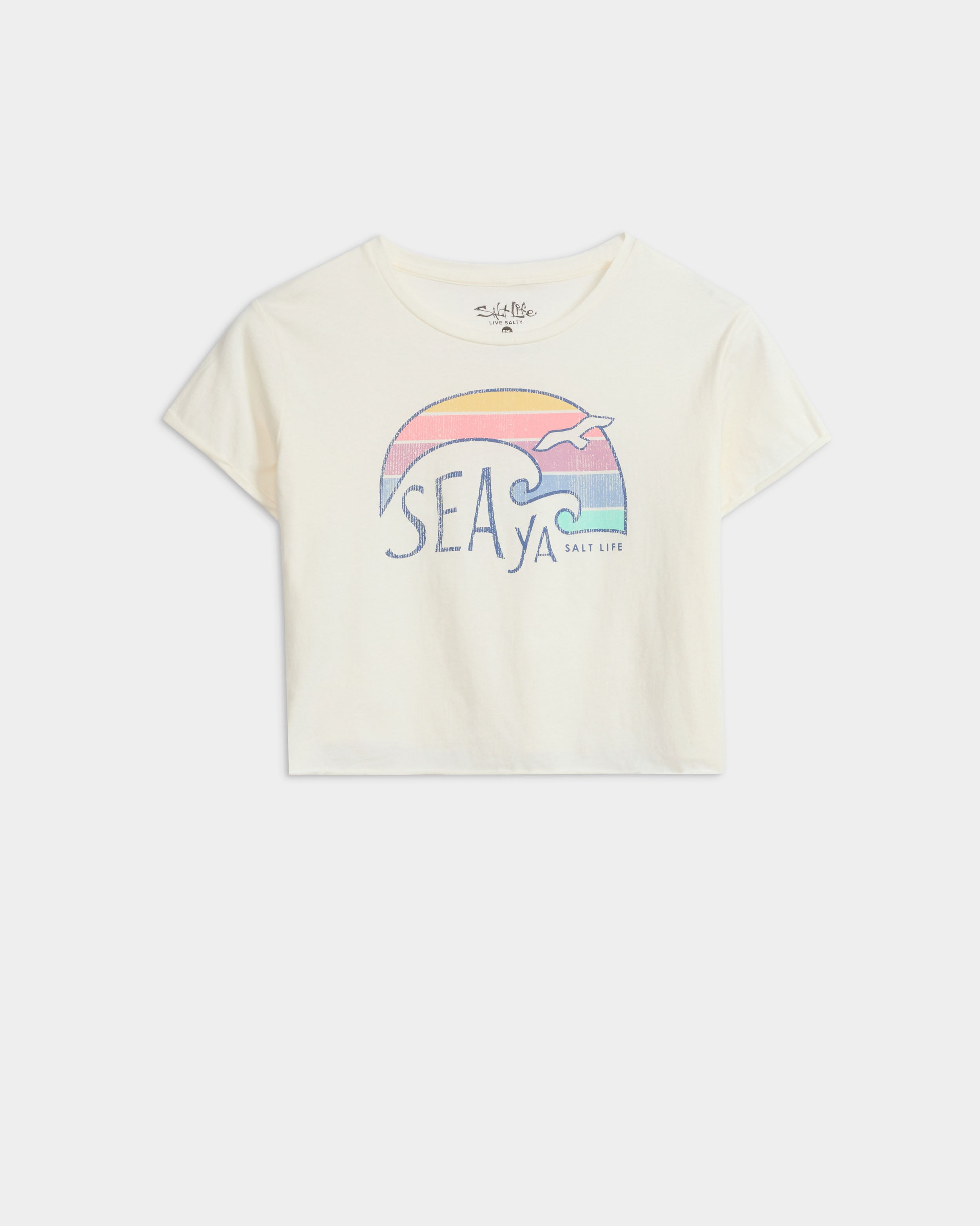 そるてぃーや Women's Sea Ya Cropped Tee