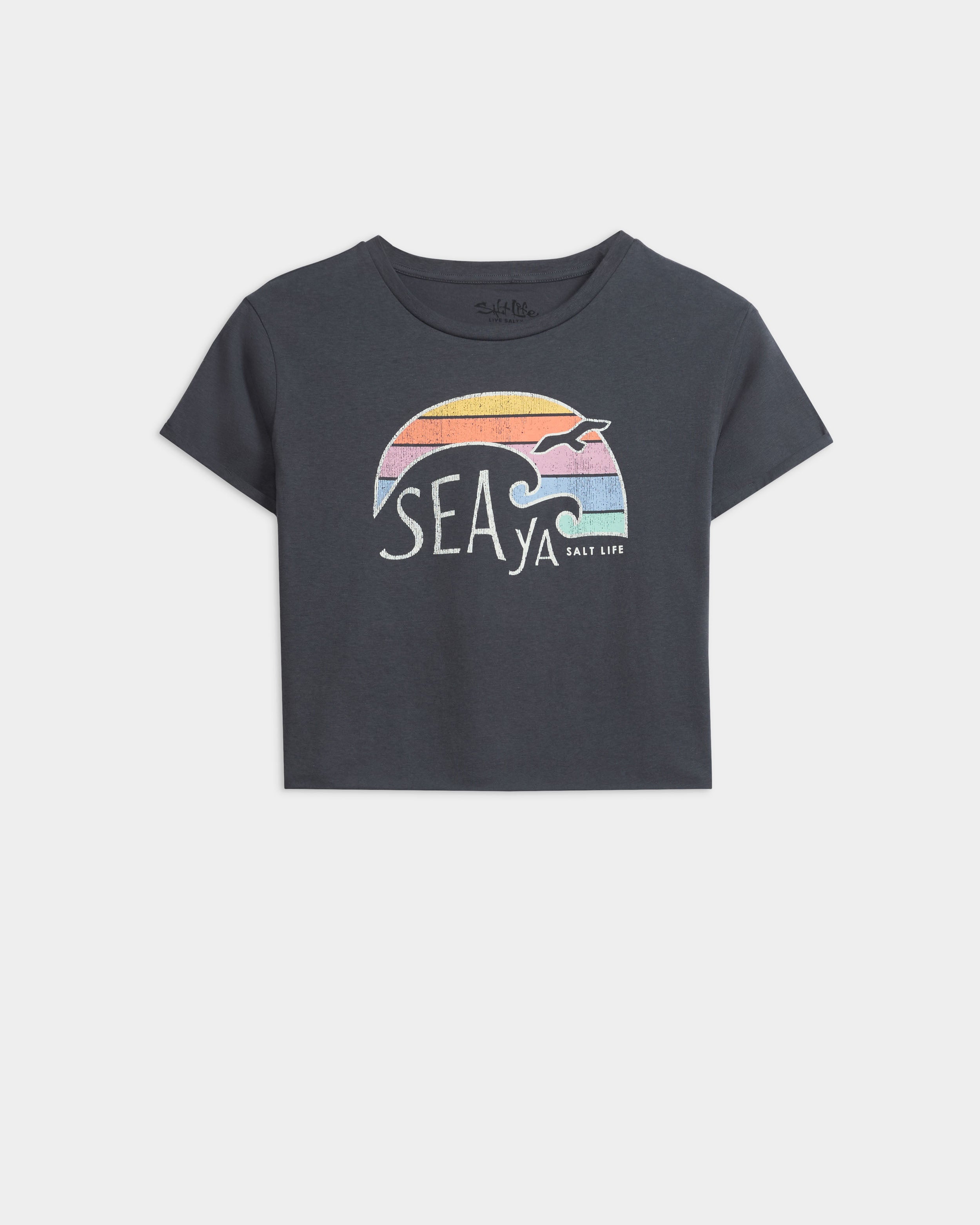 そるてぃーや Women's Sea Ya Cropped Shirt