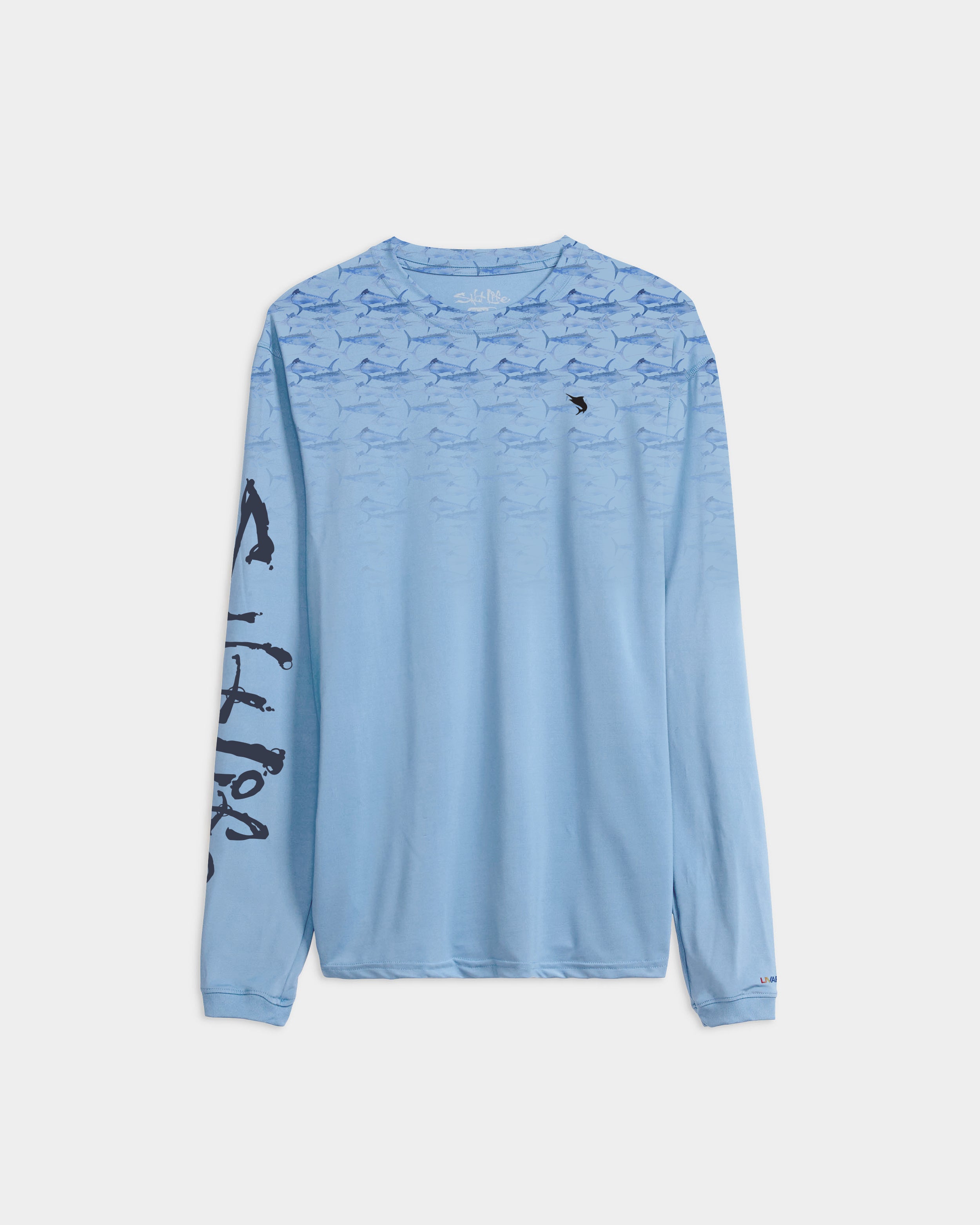 Marlin Retreat Fade Long Sleeve Performance Tee