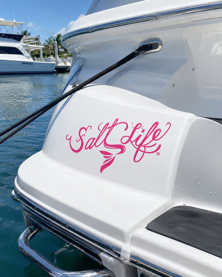 Salty Mermaid Tail Small Decal