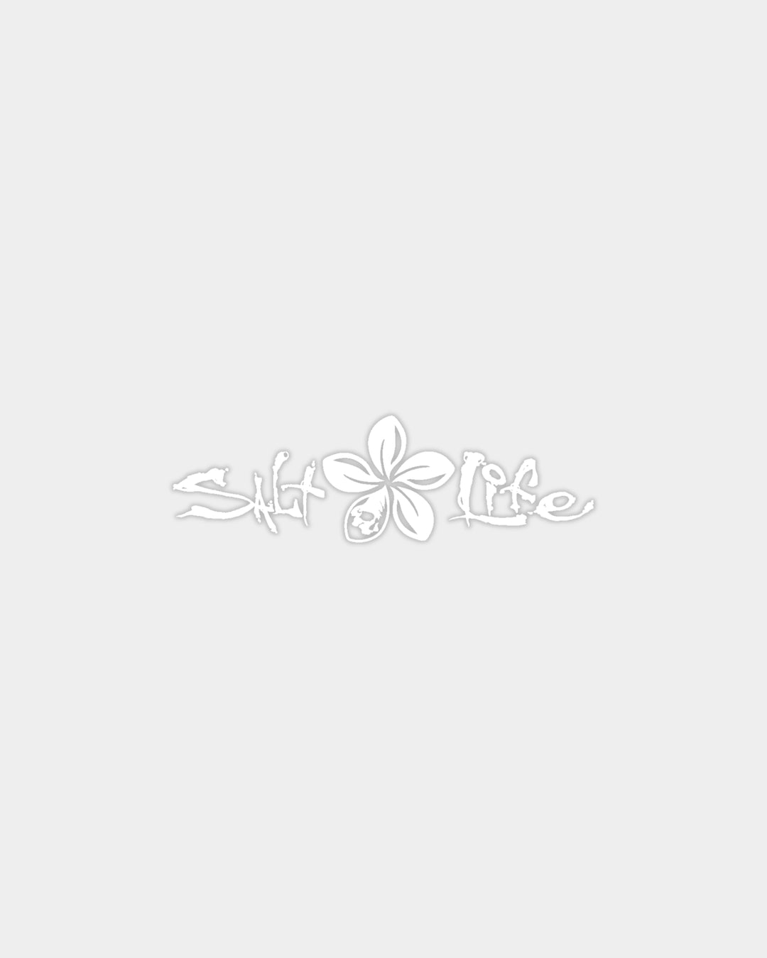 Salt Life Signature Plumeria Medium Decal