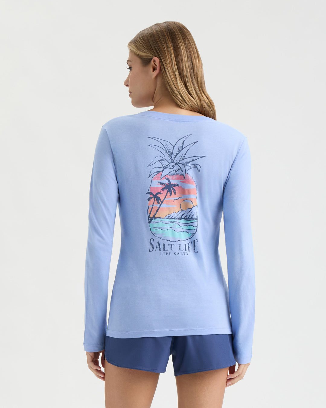 Women's Never Lost V-Neck Long Sleeve Fitted Shirt