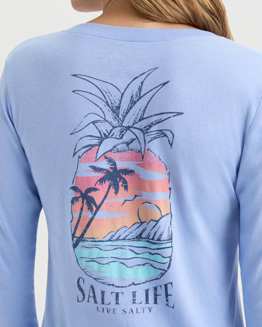 Women's Never Lost V-Neck Long Sleeve Fitted Shirt