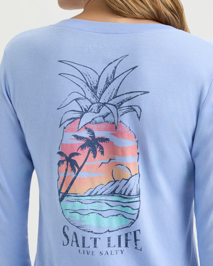 Women's Never Lost V-Neck Long Sleeve Fitted Shirt