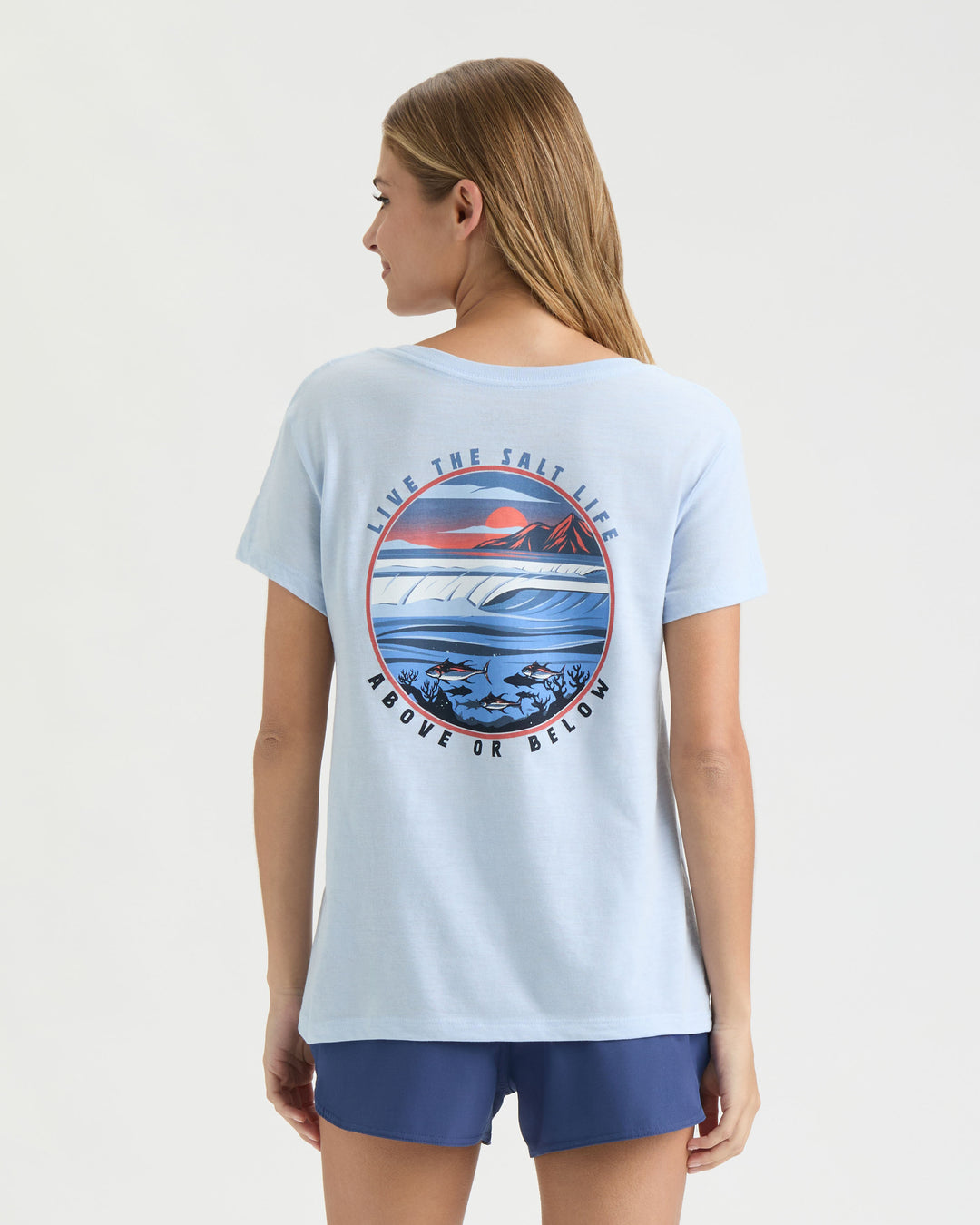 Women's Live Above or Below Short Sleeve Tee