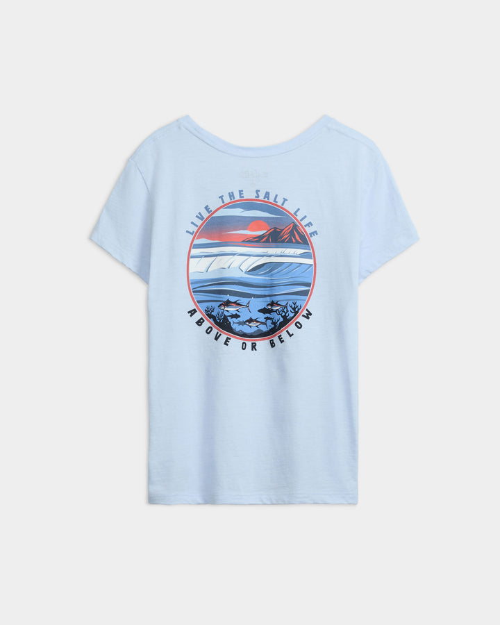 Women's Live Above or Below Short Sleeve Tee
