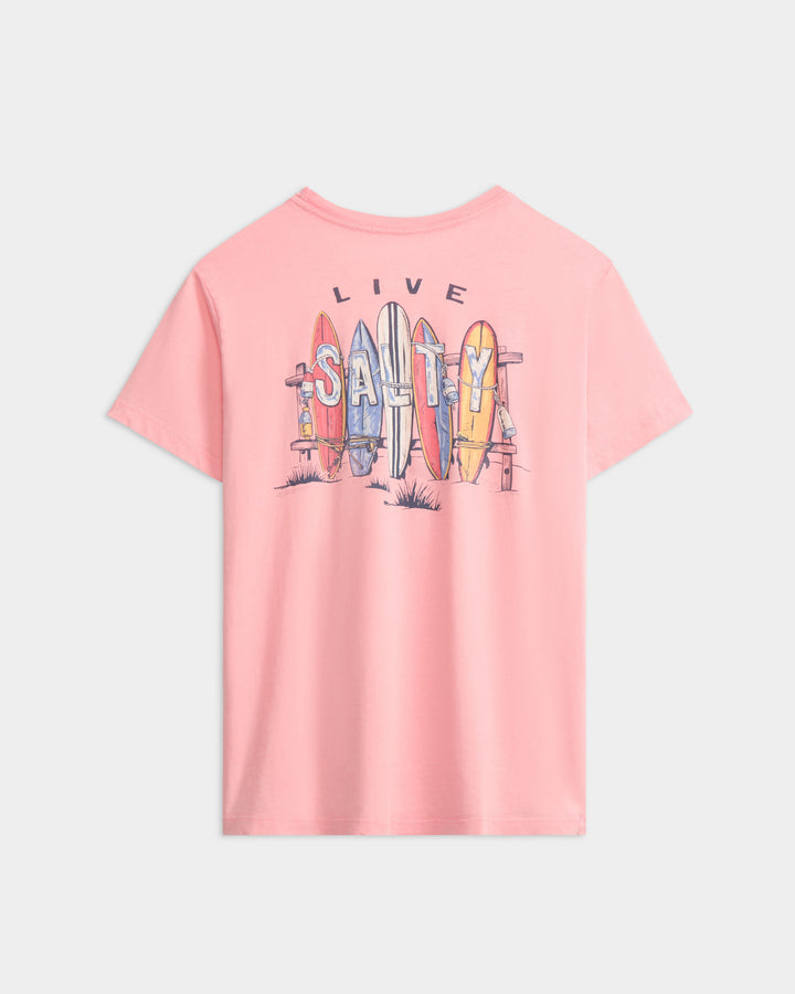Women's Salty Lineup Short Sleeve Tee
