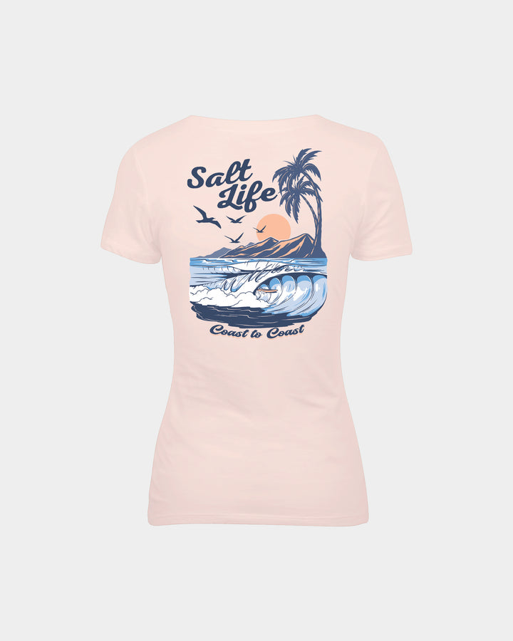 Women's Coast Break V-Neck Tee
