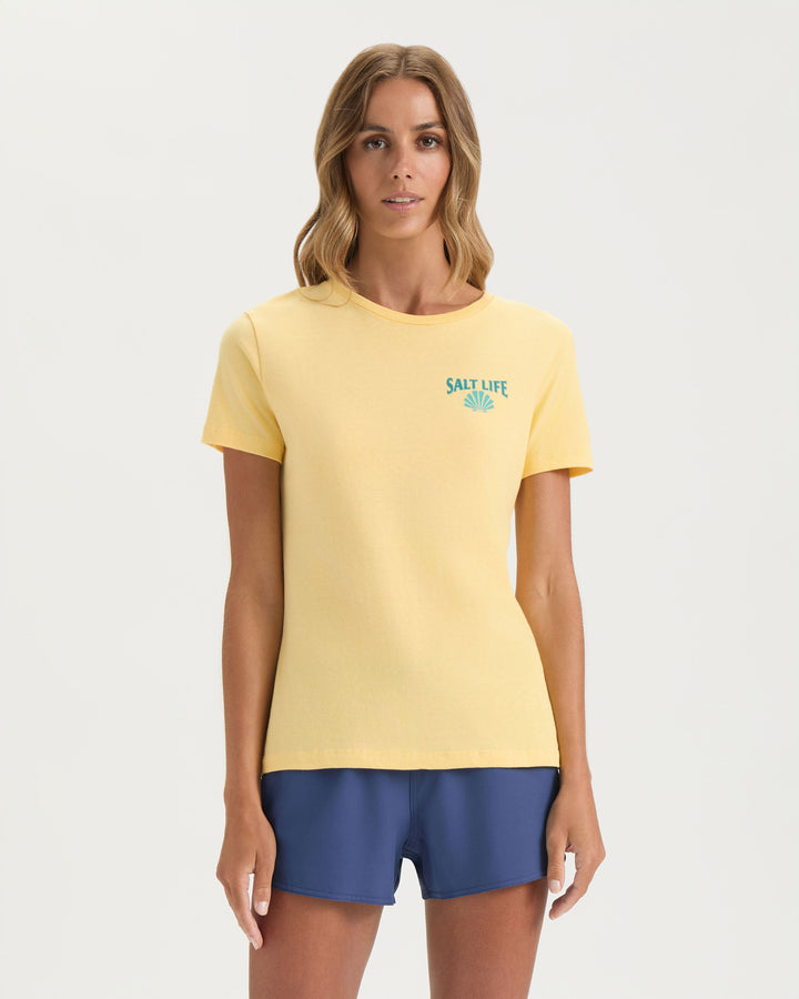 Women's Mermaid Shell Short Sleeve Tee