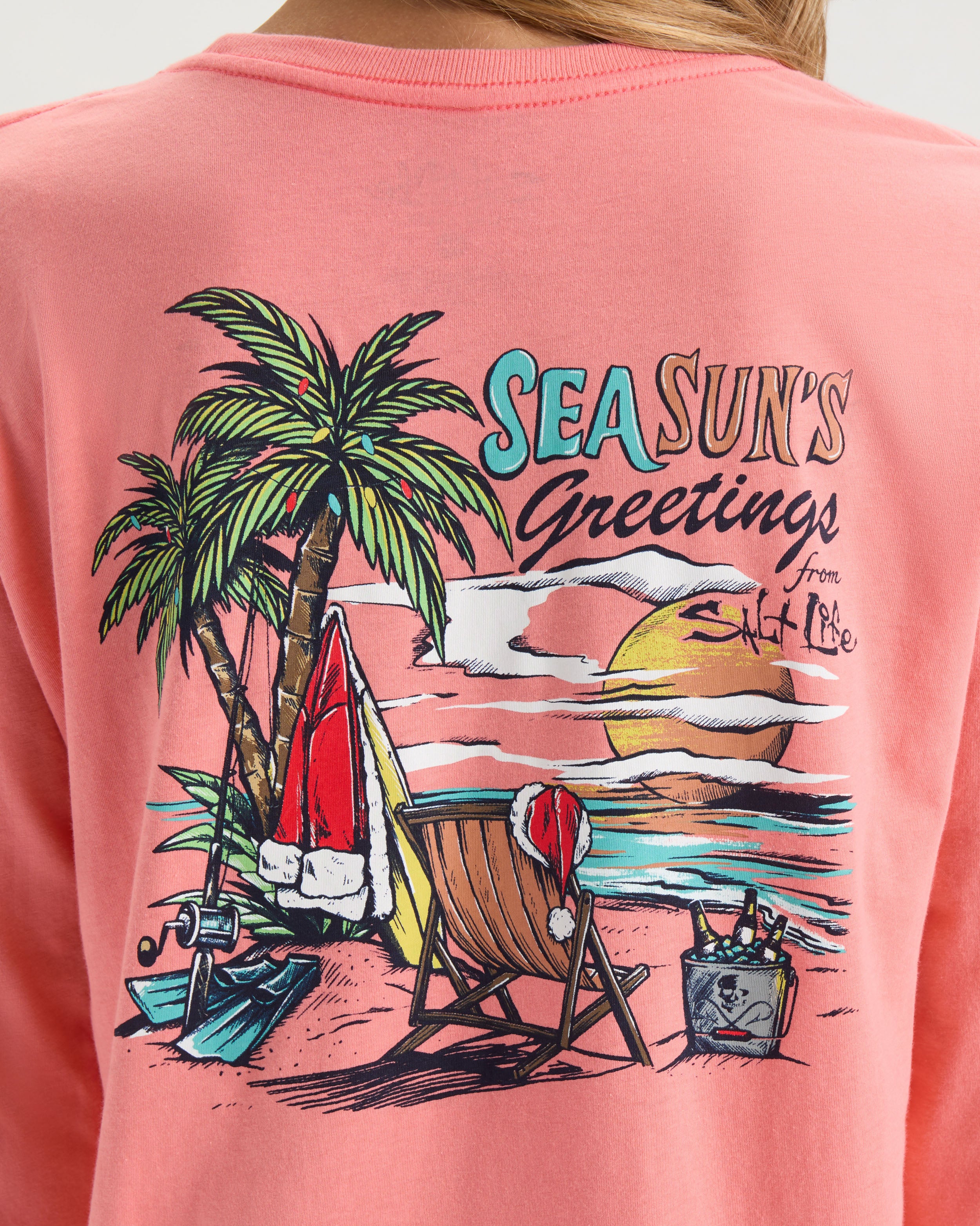 Women's Sea Suns Greetings Long Sleeve Shirt