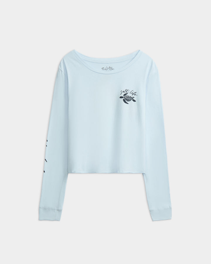 Women’s Sea Cruiser Cropped Long Sleeve Shirt