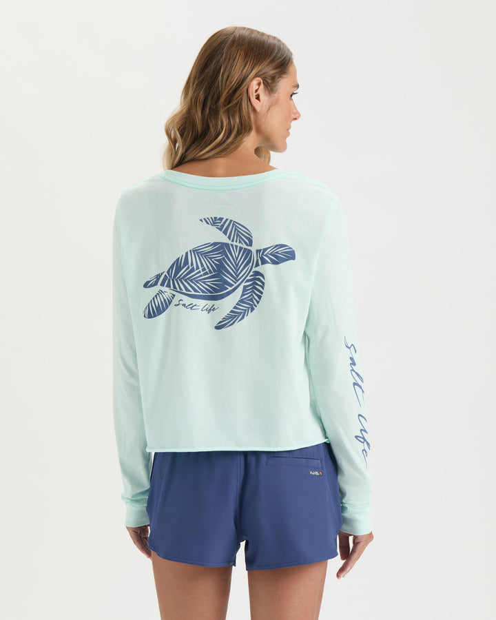 Women’s Sea Cruiser Cropped Long Sleeve Shirt