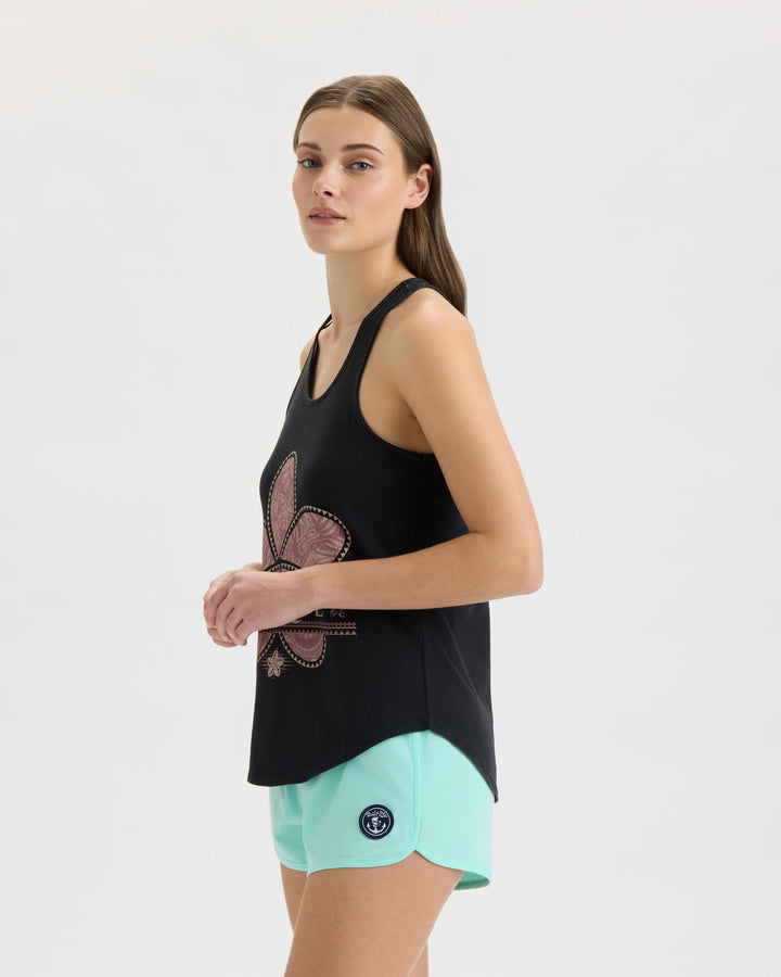 Women’s Frangipani Racer Back Tank