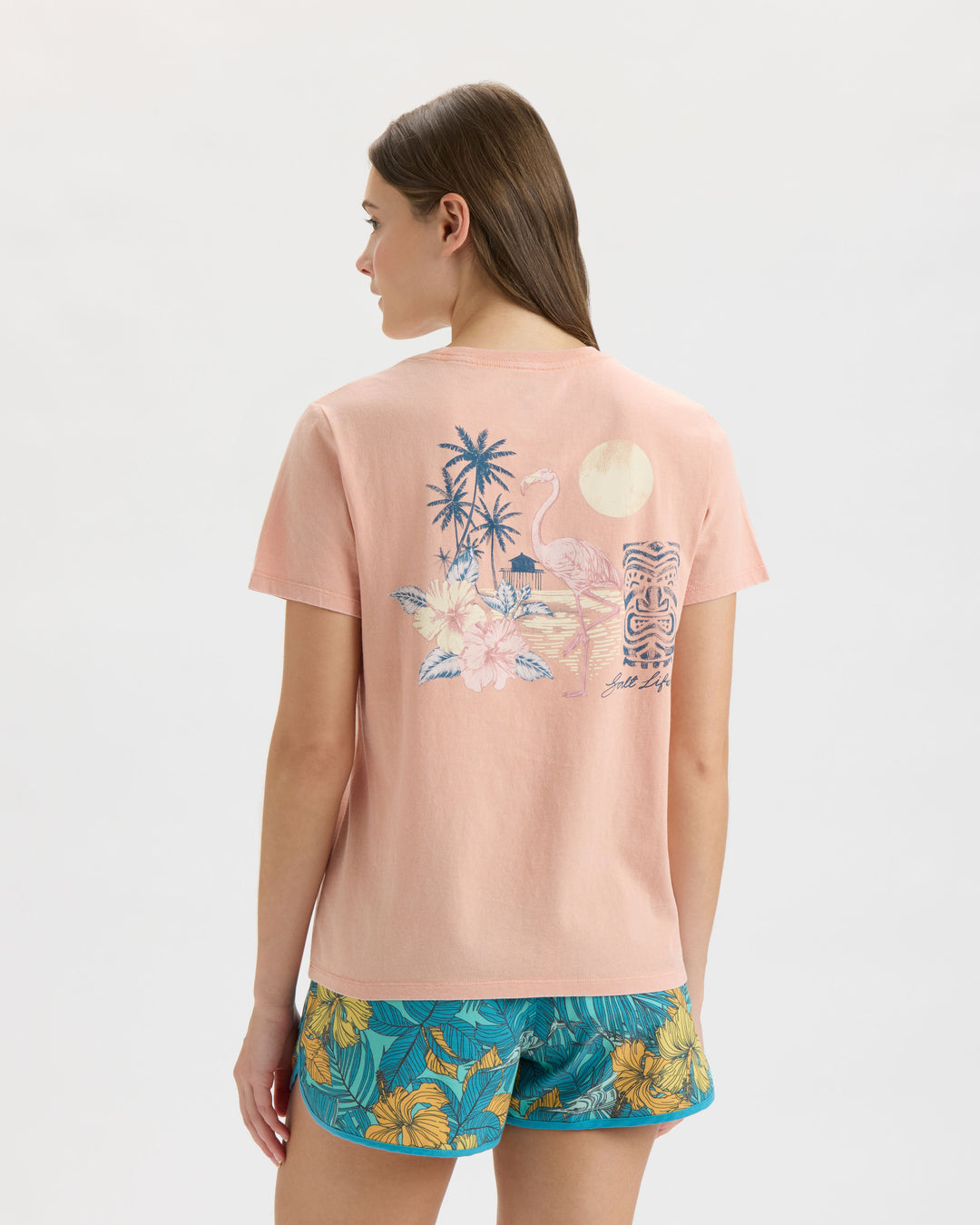 Women’s Flamingo Boyfriend Tee