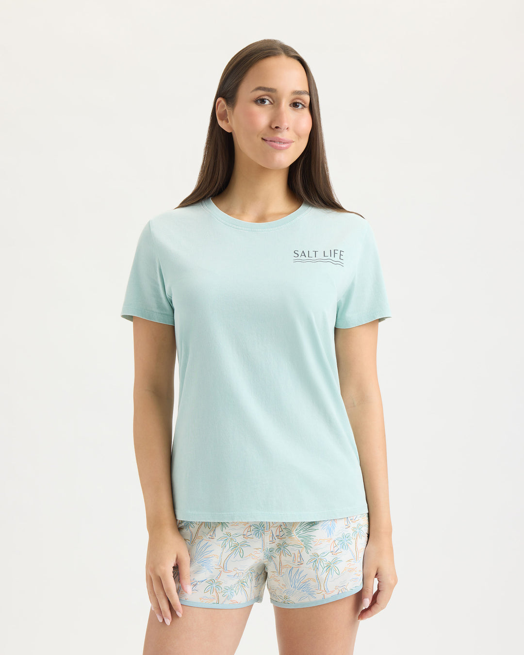 Women’s Tropical Retreat Salt Wash Tee