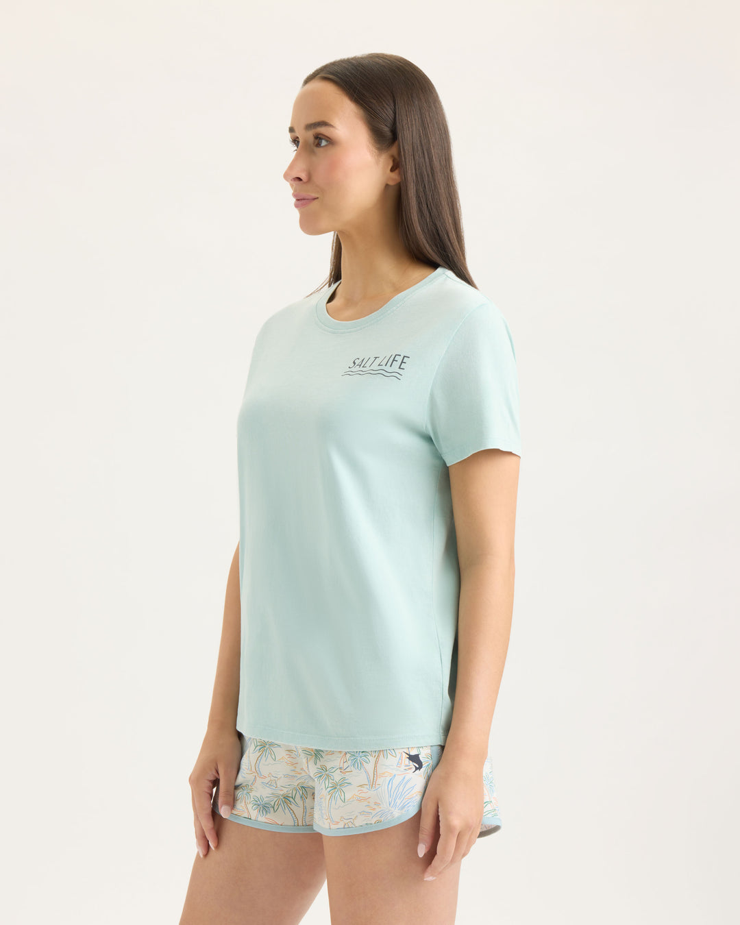 Women’s Tropical Retreat Salt Wash Tee