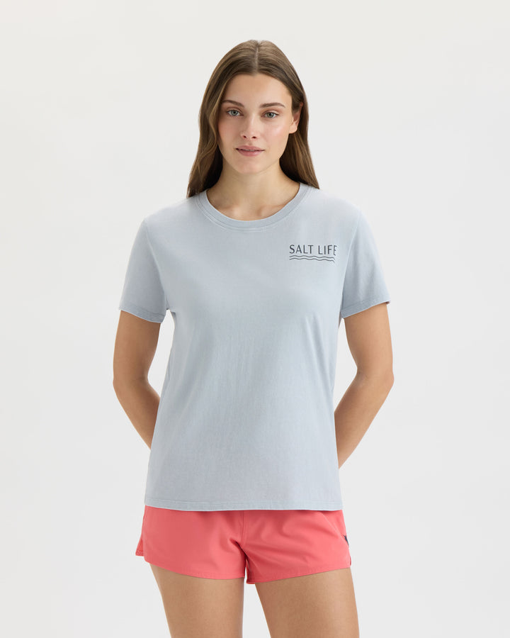 Women’s Tropical Retreat Salt Wash Tee