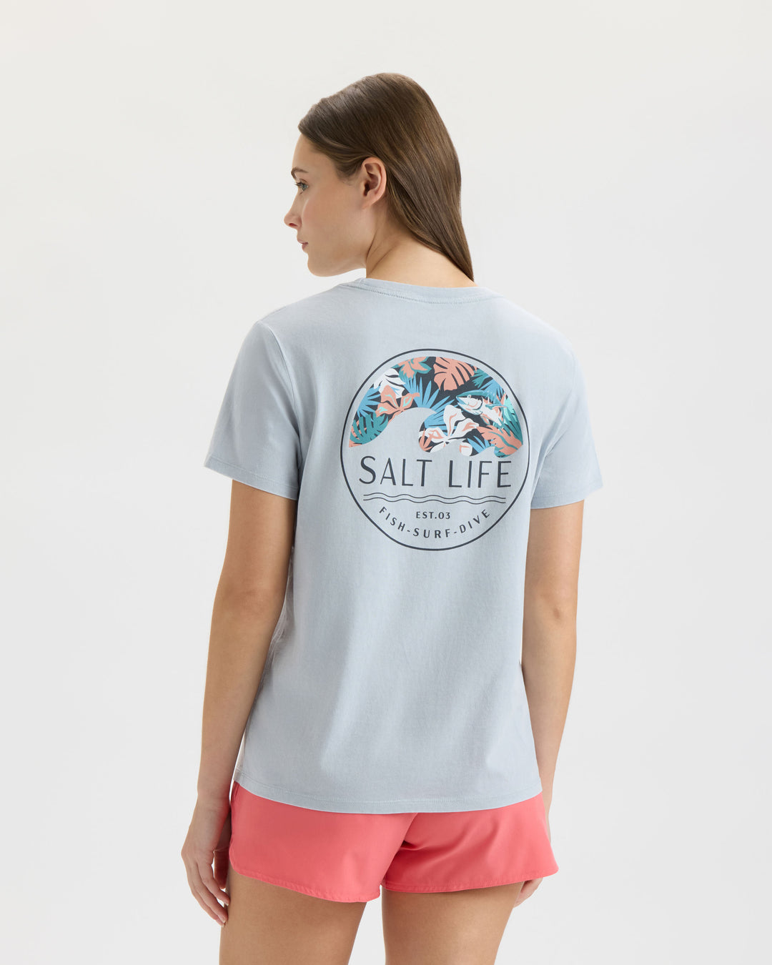 Women’s Tropical Retreat Salt Wash Tee