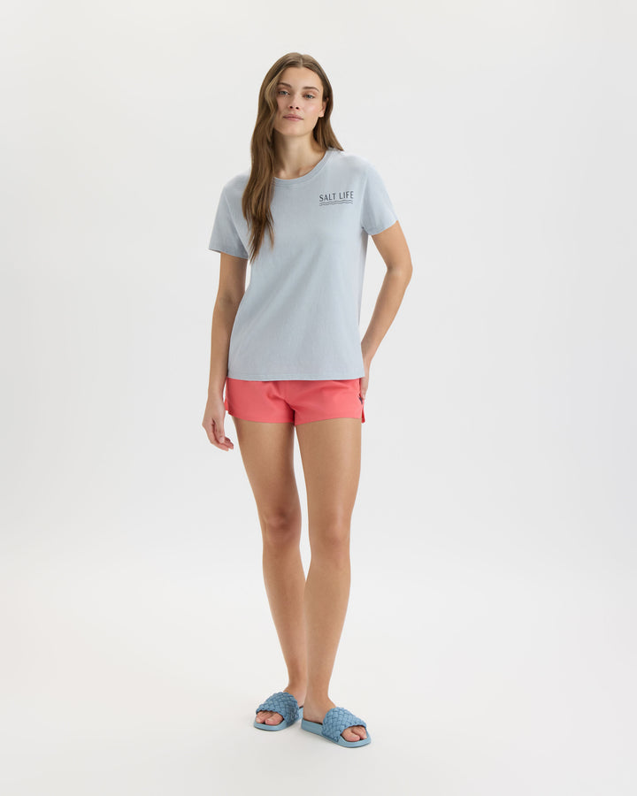 Women’s Tropical Retreat Salt Wash Tee