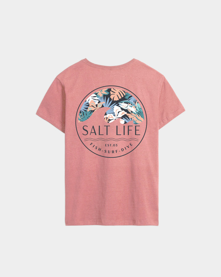 Women’s Tropical Retreat Salt Wash Tee