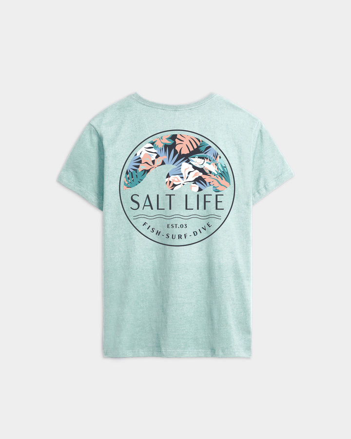 Women’s Tropical Retreat Salt Wash Tee