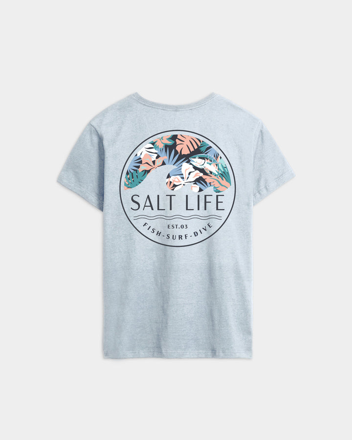 Women’s Tropical Retreat Salt Wash Tee