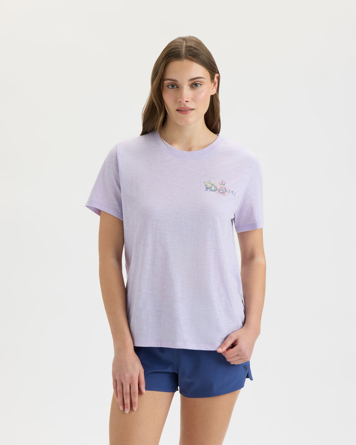 Women’s Floral Turtle Original Tee