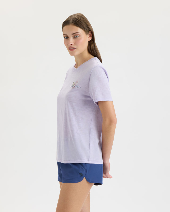 Women’s Floral Turtle Original Tee