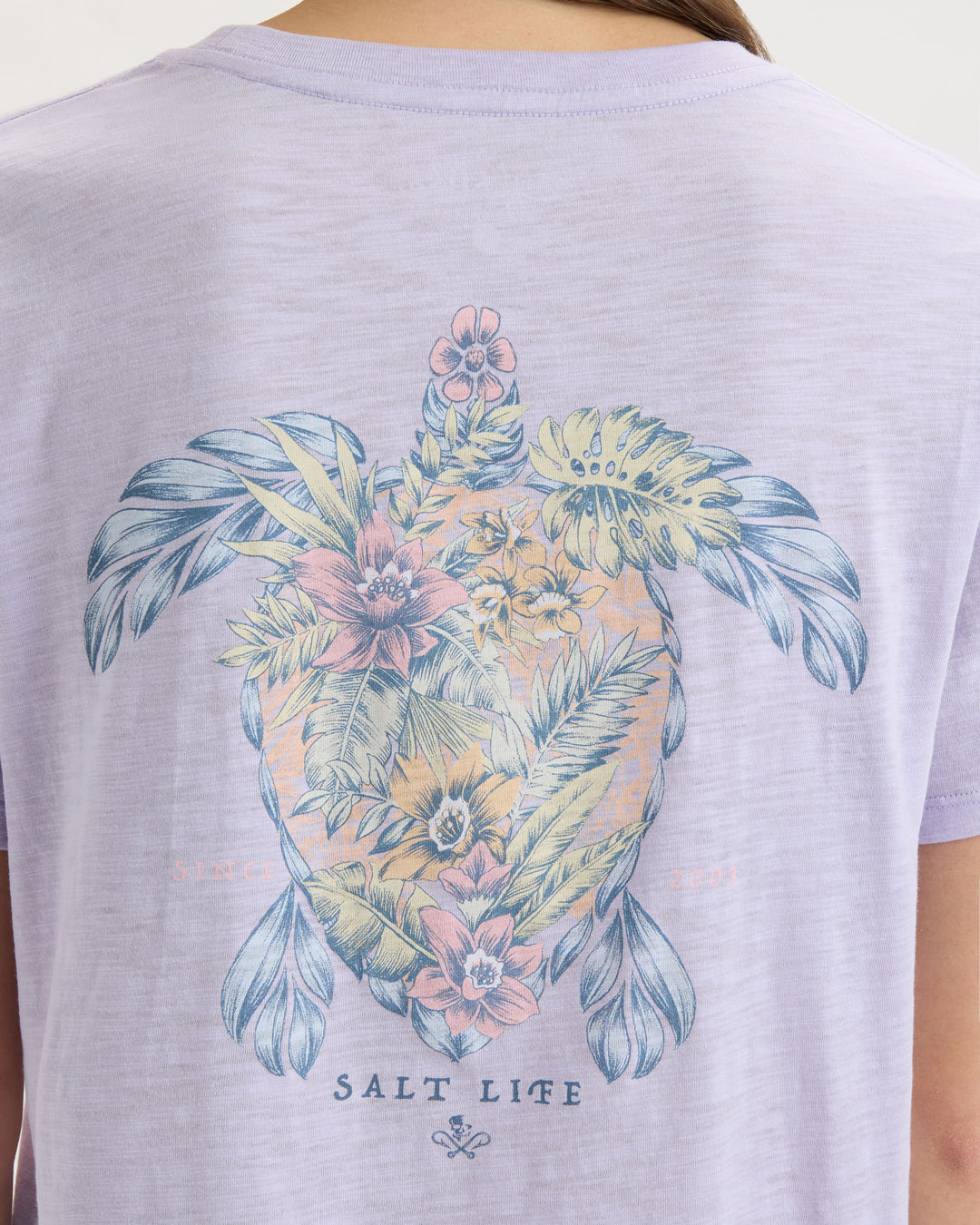 Women’s Floral Turtle Original Tee