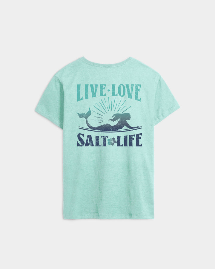 Women’s Live Love Salt Mermaid Short Sleeve Tee
