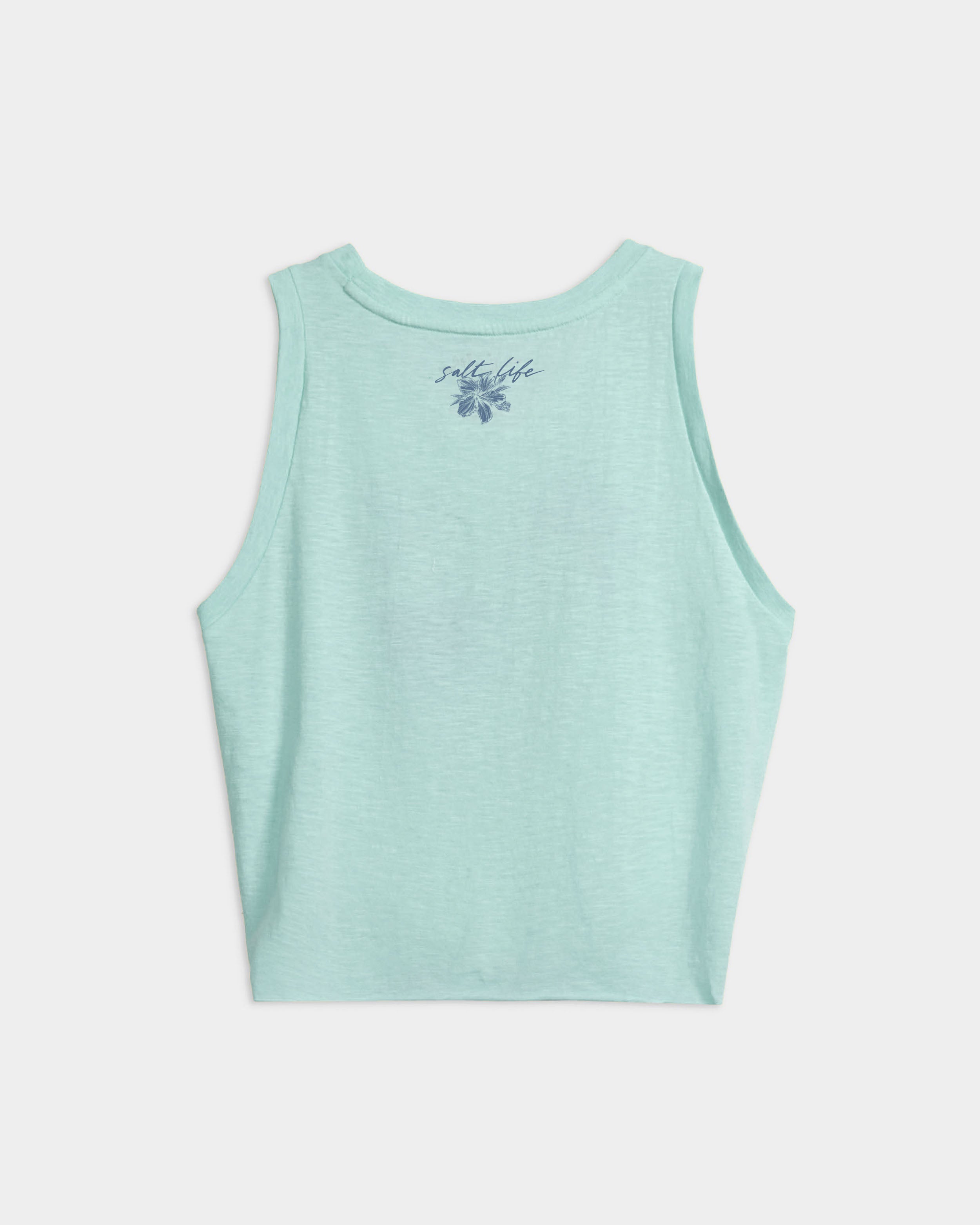 Women's Tropical Bliss Tie Front Tank Top