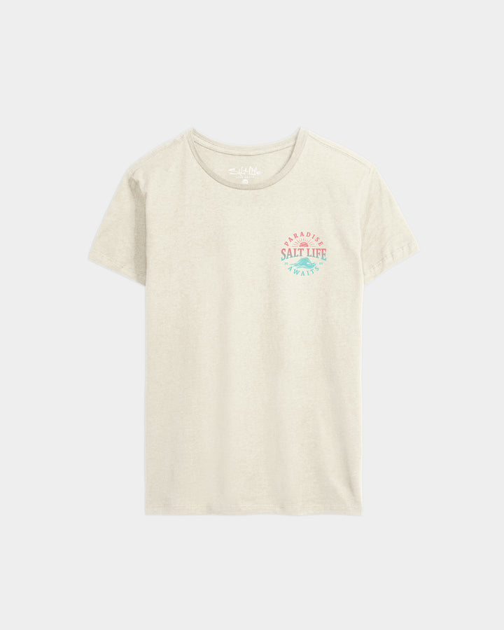 Women’s Awaiting Paradise Salt Wash Tee