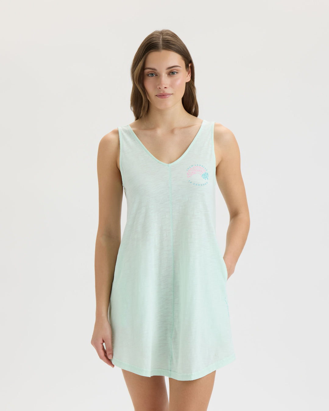 Women’s Sunrise Sunset Slub Beach Dress