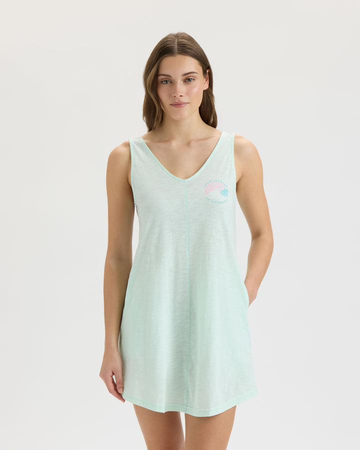 Women’s Sunrise Sunset Slub Beach Dress