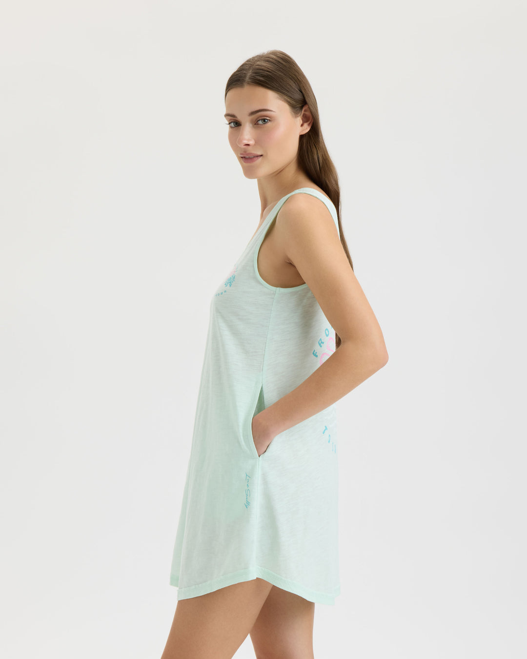 Women’s Sunrise Sunset Slub Beach Dress