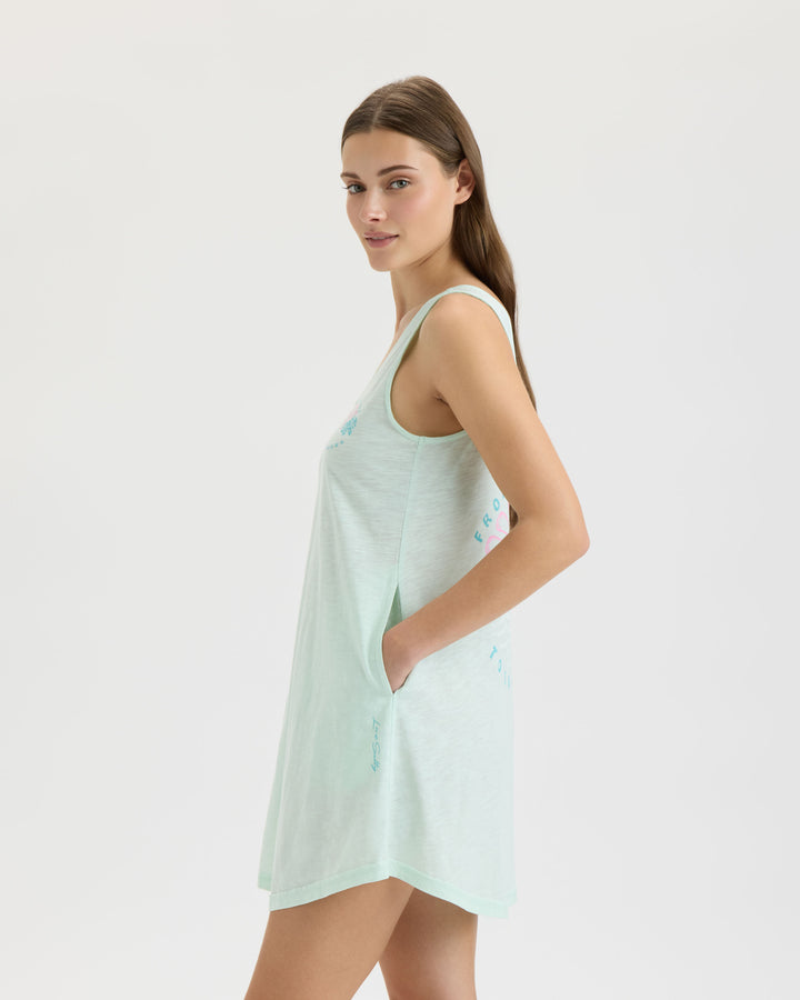 Women’s Sunrise Sunset Slub Beach Dress