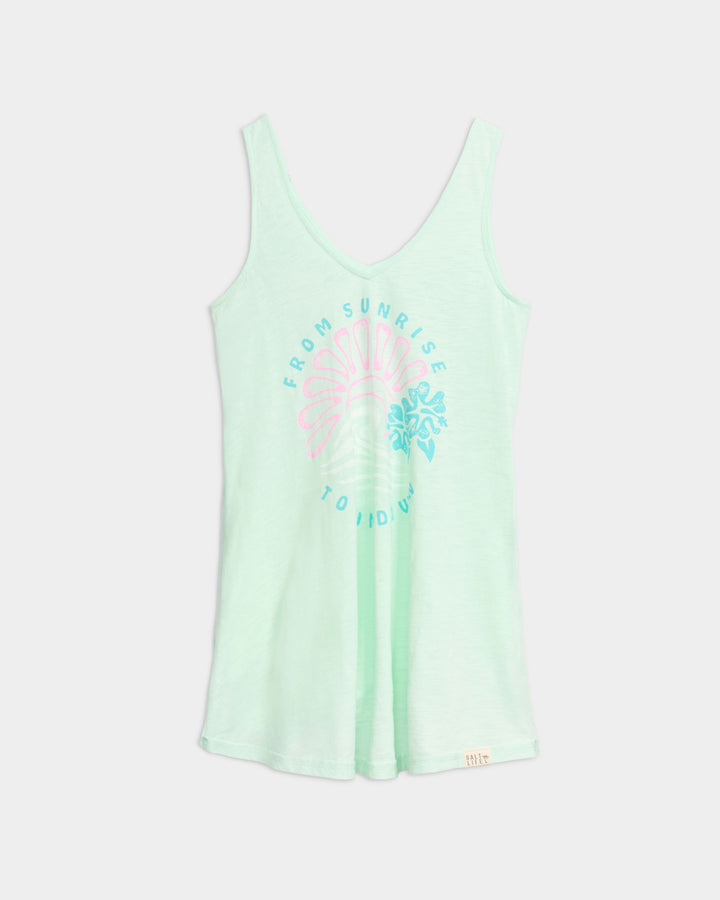 Women’s Sunrise Sunset Slub Beach Dress