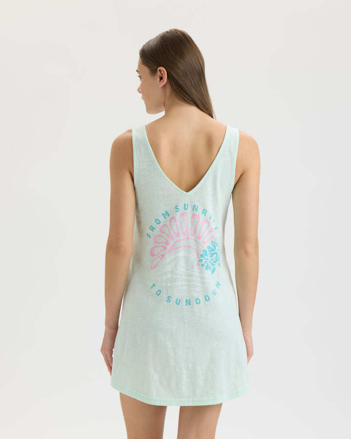 Women’s Sunrise Sunset Slub Beach Dress