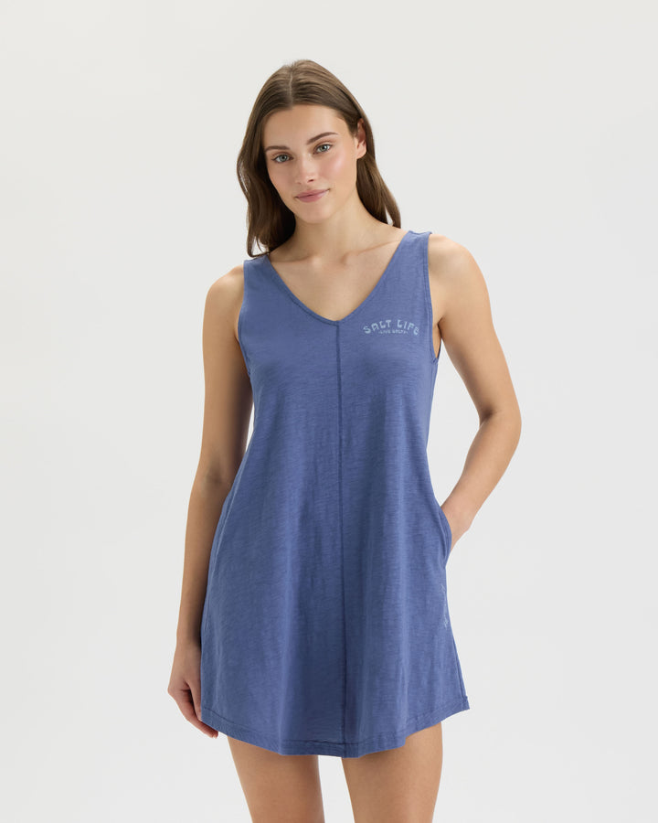 Women’s Surf to Paradise Slub Beach Dress