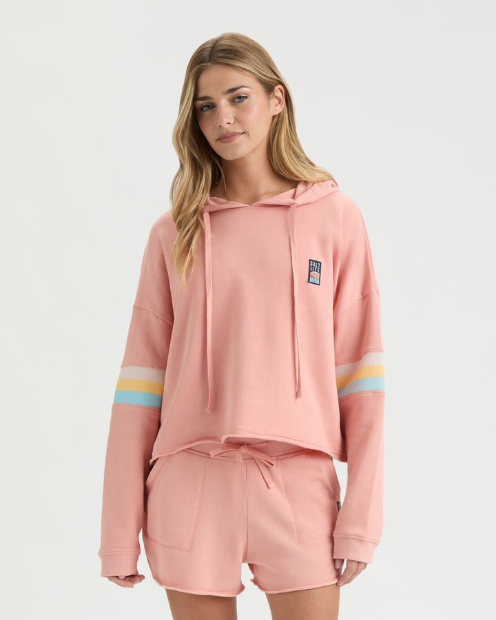 Women’s Baja Salt Oversized Crop Hoodie