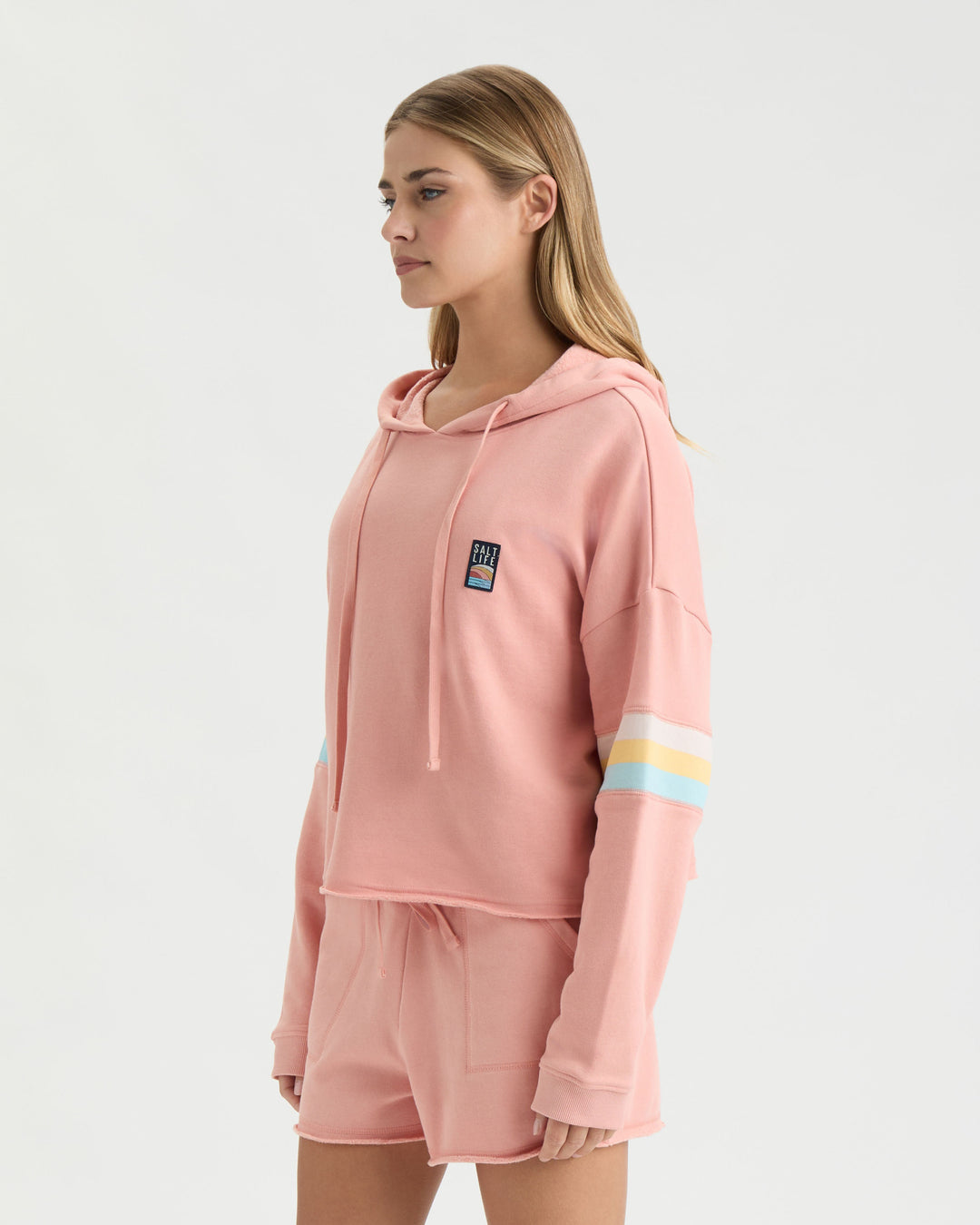 Women’s Baja Salt Oversized Crop Hoodie