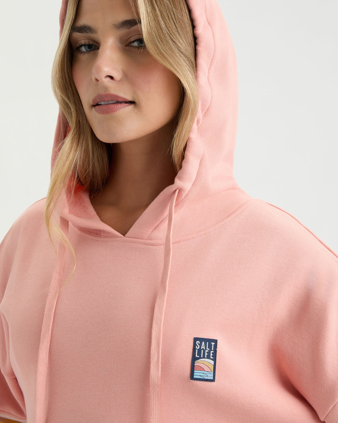 Women’s Baja Salt Oversized Crop Hoodie