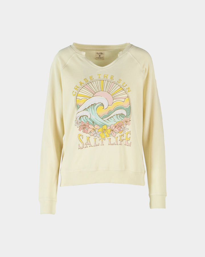 Women's Tropic Tides Crew Neck Sweatshirt