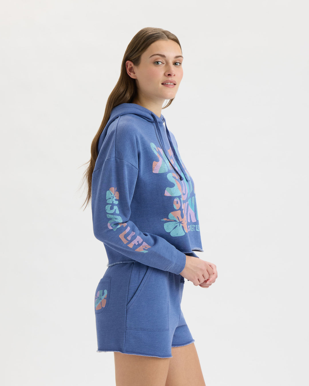 Women's Salty Mind Cropped Hoodie
