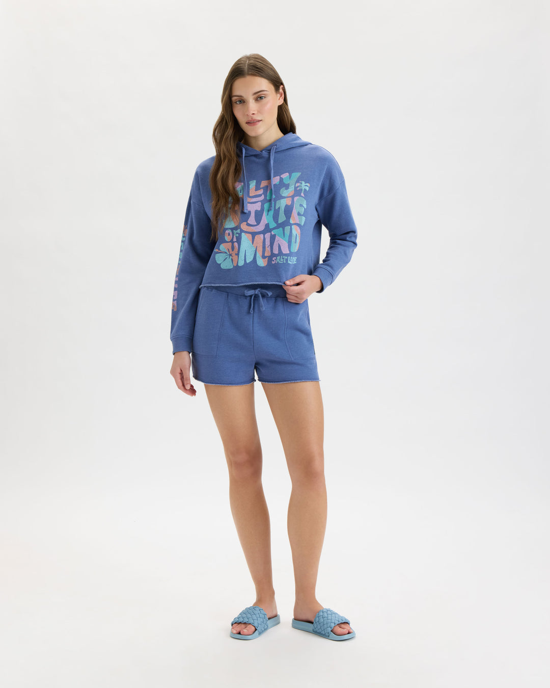 Women's Salty Mind Cropped Hoodie