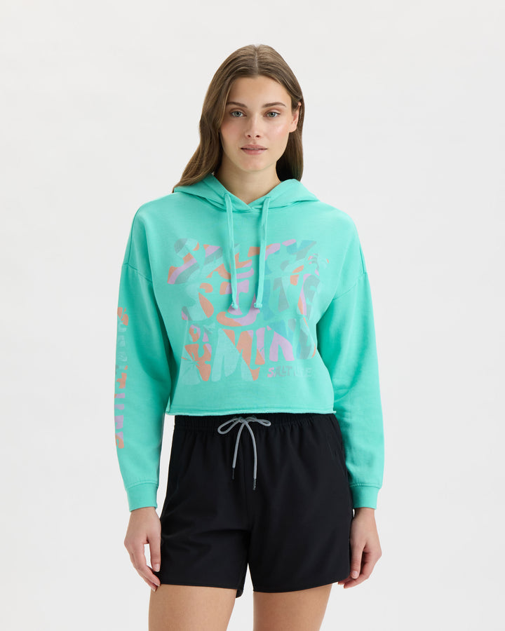 Women's Salty Mind Cropped Hoodie