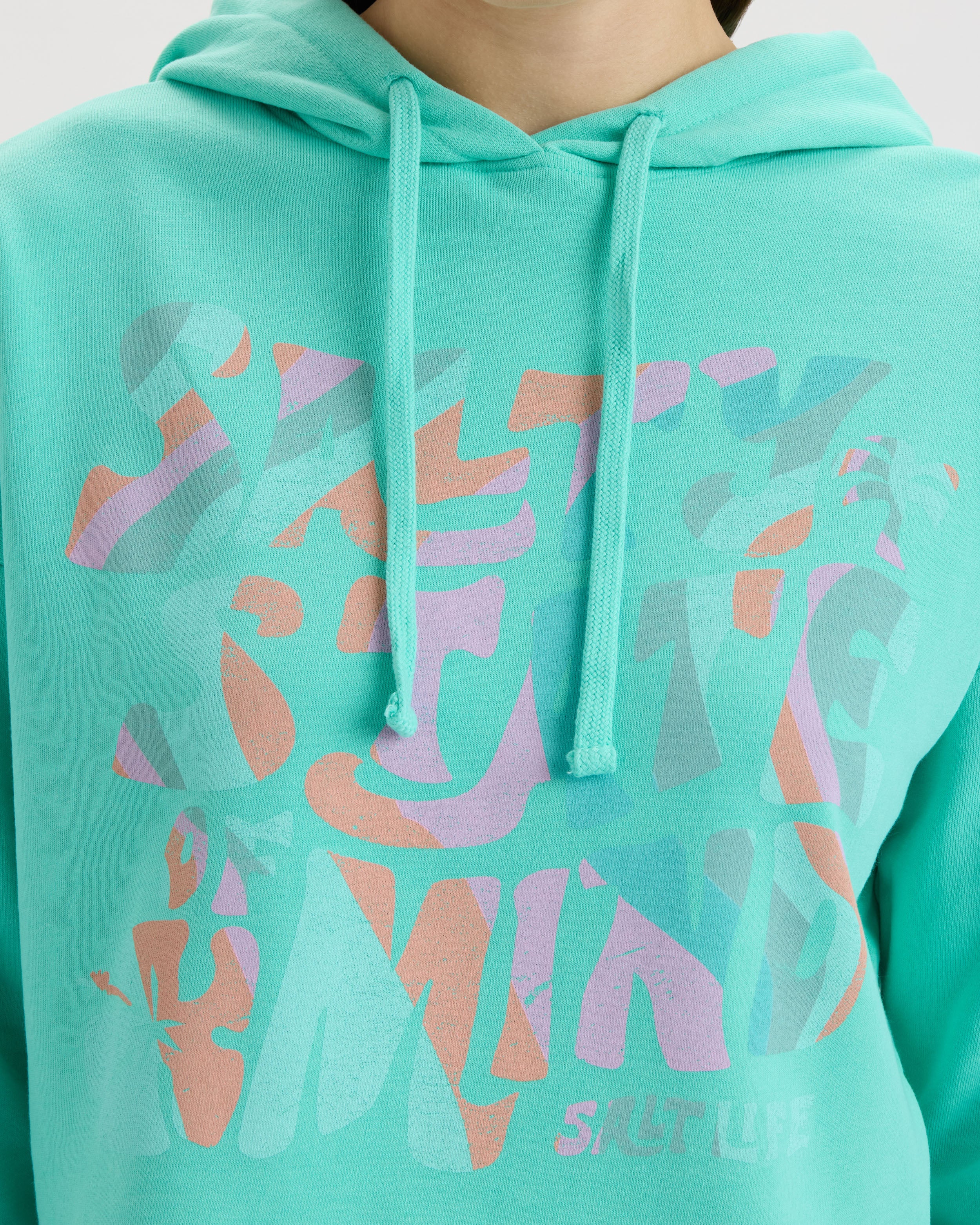 Women's Salty Mind Cropped Hoodie
