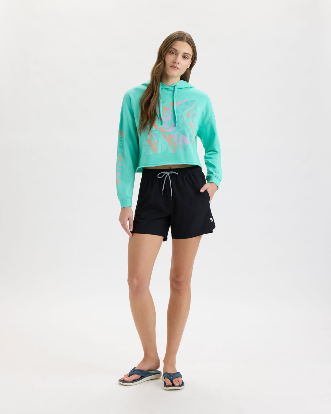 Women's Salty Mind Cropped Hoodie