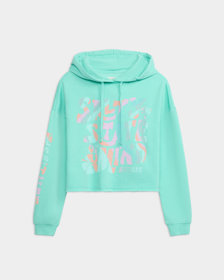 Women's Salty Mind Cropped Hoodie