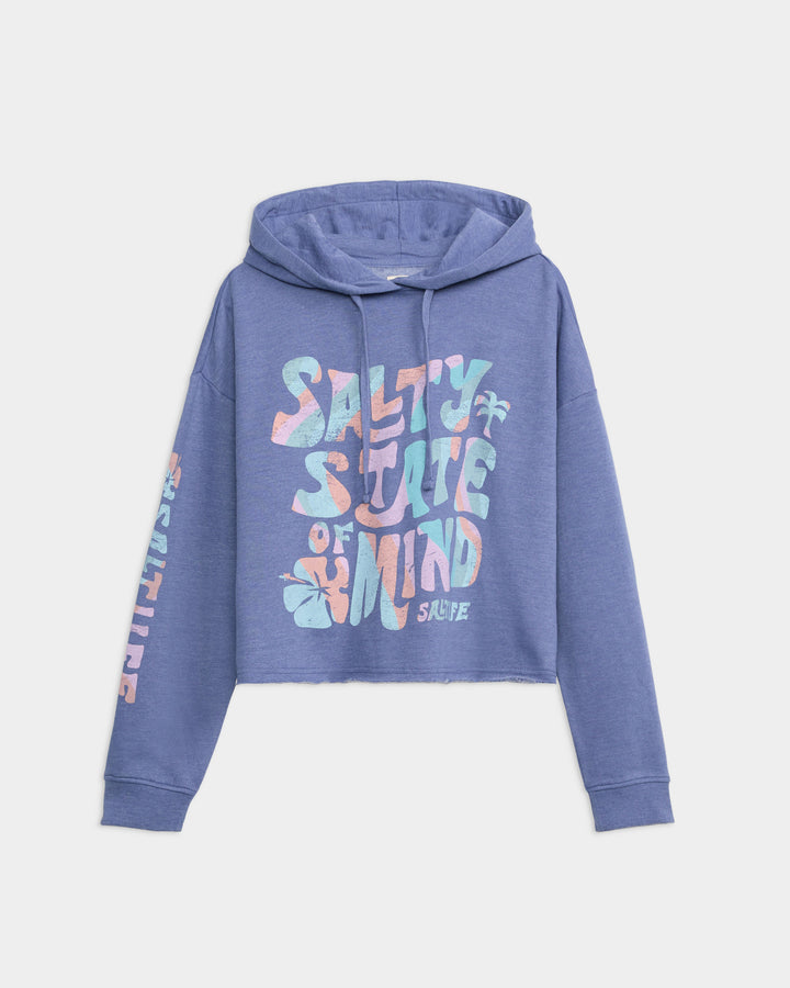 Women's Salty Mind Cropped Hoodie